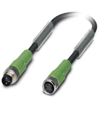 Phoenix Contact Straight Male M8 to Female M8 Sensor Actuator Cable, 2.5m [1533628]; 255-9912