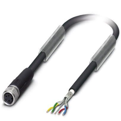 Phoenix Contact Straight Female M8 to Bus Cable, 20m [1543333]; 255-9925