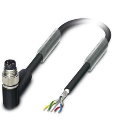 Phoenix Contact Right Angle Male M8 to Bus Cable, 5m [1550863]; 255-9935