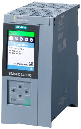 Siemens SIMATIC S7-1500 Series PLC CPU for Use with SIMATIC [6ES7515-2AN03-0AB0]; 256-0260
