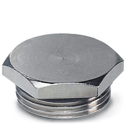 Phoenix Contact, M16, Nickel Plated Brass, Threaded [1646227]; 256-1479