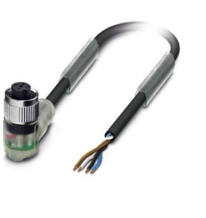 Phoenix Contact Female M12 to Sensor Actuator Cable, 1.5m [1668289]; 256-1483