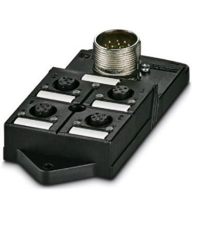 Phoenix Contact Sensor Box, M12, 5 way, 4 port [1692417]; 256-1514