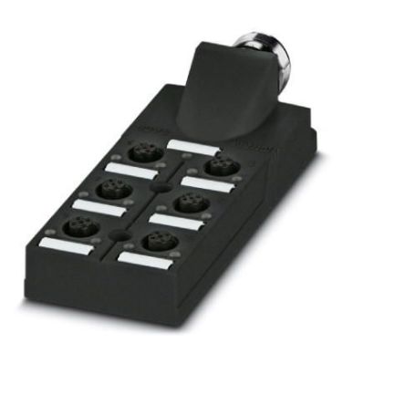 Phoenix Contact Sensor Box, M12, 5 way, 6 port [1692705]; 256-1517