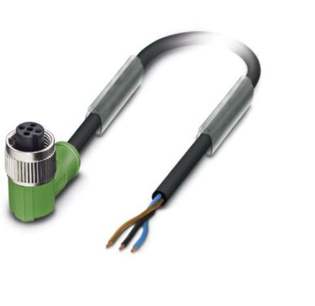 Phoenix Contact Female M12 to Sensor Actuator Cable, 3m [1694512]; 256-1521