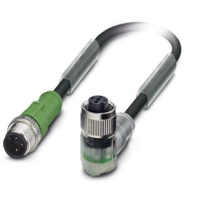 Phoenix Contact Male M12 to Female M12 Sensor Actuator Cable, 5m [1698042]; 256-1527