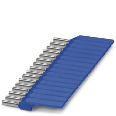 Phoenix Contact Ferrule, 30mm Pin Length, 2.6mm Pin Diameter, Blue [3240572]; 256-1537