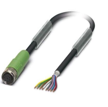 Phoenix Contact Straight Female M8 to Sensor Actuator Cable, 1.5m [1404147]; 256-1723