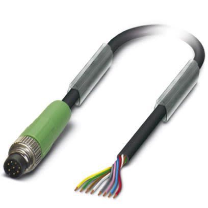 Phoenix Contact Straight Male M8 to Unterminated Sensor Actuator Cable, 3m [1404180]; 256-1724
