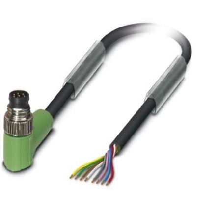 Phoenix Contact Right Angle Female M8 to Sensor Actuator Cable, 1.5m [1404182]; 256-1726