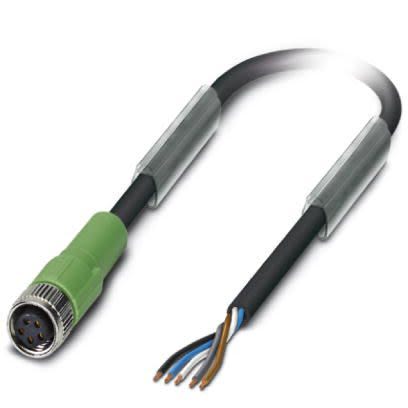 Phoenix Contact Straight Female M8 to Sensor Actuator Cable, 10m [1404474]; 256-1740