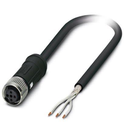 Phoenix Contact Straight Female M12 to Sensor Actuator Cable, 10m [1407305]; 256-1763