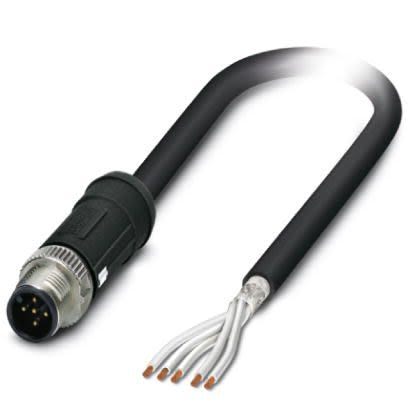 Phoenix Contact Straight Male M12 to Sensor Actuator Cable, 5m [1407326]; 256-1776