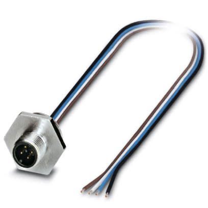 Phoenix Contact Male M12 to Sensor Actuator Cable, 500mm [1408451]; 256-1789
