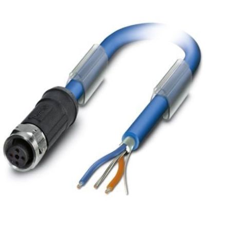 Phoenix Contact Straight Female M12 to Bus Cable, 15m [1419085]; 256-1819
