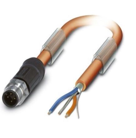 Phoenix Contact Straight Male M12 to Bus Cable, 5m [1431186]; 256-1893