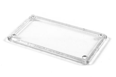 Hammond Polycarbonate Lid, 2.4in W, 111.76mm L for Use with 1591B enclosures [1591BC]; 256-3364