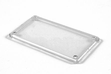 Hammond Polycarbonate Lid, 2.6in W, 119.38mm L for Use with 1591C enclosures [1591CC]; 256-3366