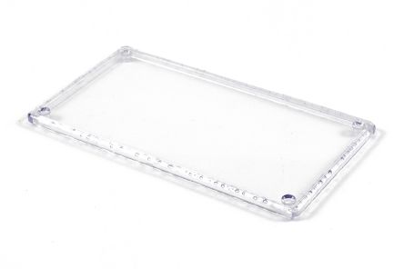 Hammond Polycarbonate Lid, 3.2in W, 149.86mm L for Use with 1591D enclosures [1591DC]; 256-3372