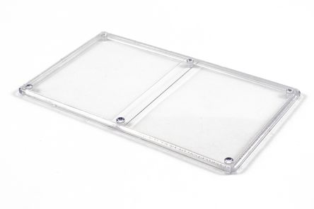 Hammond Polycarbonate Lid, 4.33in W, 189.992mm L for Use with 1591E enclosures [1591EC]; 256-3375