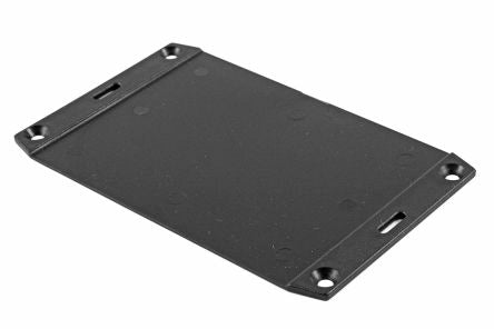 Hammond ABS Plastic Flange, 3.54in W, 145.796mm L for Use with 1591G Enclosure [1591FGBK]; 256-3396