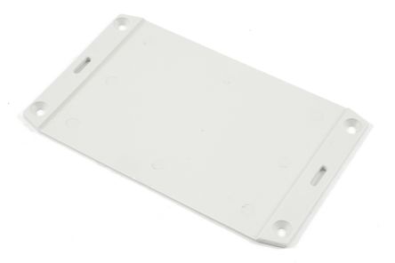 Hammond ABS Plastic Flange, 3.54in W, 145.796mm L for Use with 1591G Enclosure [1591FGGY]; 256-3398
