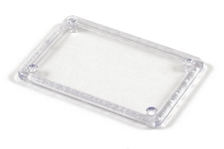 Hammond Polycarbonate Lid, 2.2in W, 83.82mm L for Use with 1591L enclosures [1591LC]; 256-3419