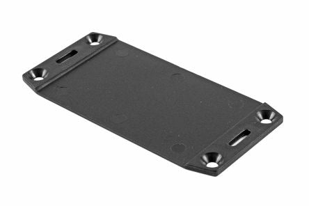 Hammond ABS Plastic, 2.08in W, 110.236mm L for Use with 1591L Enclosure [1591FLBK]; 256-3522