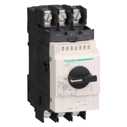 Schneider Electric TeSys Deca Motor Protection Circuit Breaker - 3 Pole 690V Voltage Rating, 5A Current Rating [GV3P256]; 256-4176