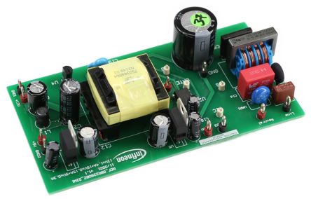 Infineon REF_5BR2280BZ_22W1 Flyback Converter for CoolSET ICE5BR2280BZ for Auxiliary Power Supplies, Industrial drives [REF5BR2280BZ22W1TOBO1]; 256-4717