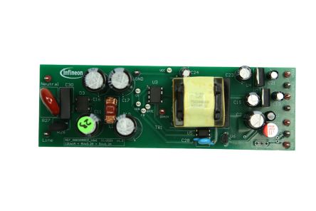 Infineon REF_5BR3995CZ_16W1 Flyback Converter for CoolSET ICE5BR3995CZ for Auxiliary Power Supplies, Industrial drives [REF5BR3995CZ16W1TOBO1]; 256-4719