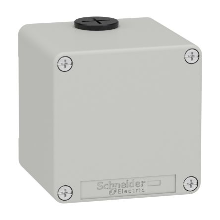 Schneider Electric Grey Die Cast Zinc XAPD Empty Control Station - Without Cutout Hole [XAPD14]; 256-4823