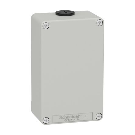 Schneider Electric Grey Die Cast Zinc XAPD Empty Control Station - Without Cutout Hole [XAPD21]; 256-4824