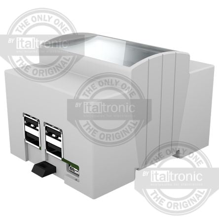 Italtronic Enclosure for Beaglebone Green Wireless, Grey [25.0410000.BGW]; 256-4965