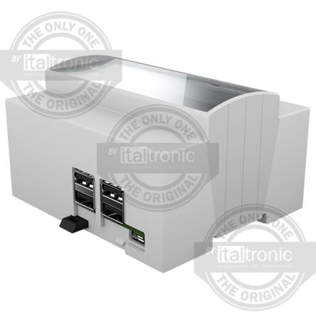 Italtronic Enclosure for Beaglebone Green Wireless, Grey [25.0610000.BGW]; 256-4975