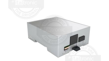 Italtronic Solid Top Enclosure Type, ABS, Polycarbonate DIN Rail Enclosure Kit [33.0414000.BGG]; 256-4981