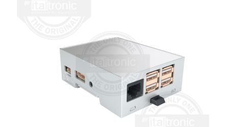 Italtronic Enclosure for Odroid C1+/C2, Grey [33.0414000.OCP]; 256-4984