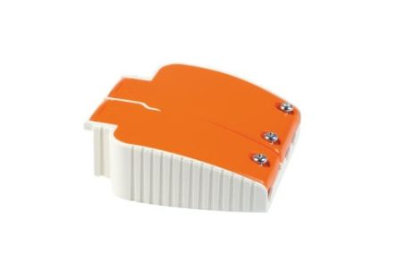 Osram Orange/White Stripe Plastic cable clamp [OT-CABLE-CLAMP-B-STYLE-TL]; 256-5095
