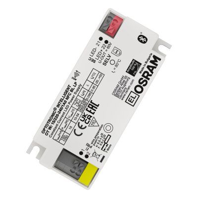 Osram LED Driver, 10 → 54V Output, 18W Output, 150 → 1050mA Output, Constant Current Dimmable [OT-WI-15/220-240/1A0-NFC-BL-LP]; 256-5099