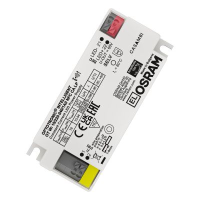 Osram LED Driver, 10 → 54V Output, 18W Output, 150 → 1050mA Output, Constant Current Dimmable [OT-WI-15/220-240/1A0-NFC-CA-LP]; 256-5101