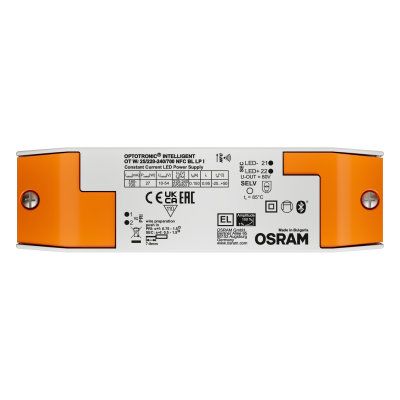 Osram LED Driver, 10 → 54V Output, 27W Output, 180 → 700mA Output, Constant Current Dimmable [OT-WI-25/220-240/700-NFC-BL-LPI]; 256-5104