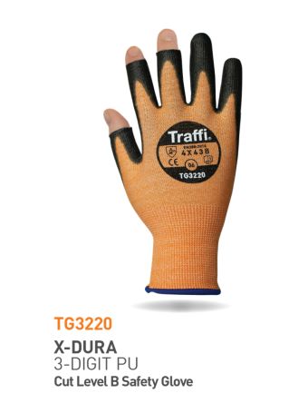 Traffi Orange HPPE, Polyamide Assembly, Automotive Industry, Construction, Emergency Services, Logistics, Transport, [TG3220-10]; 256-5194