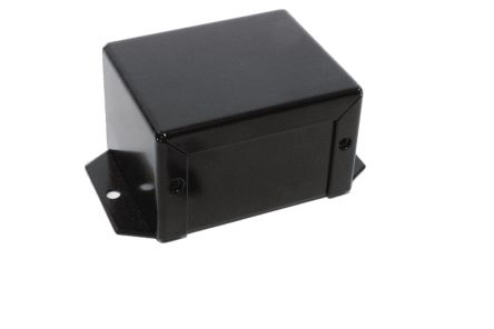 Hammond Aluminium Enclosure, 69 x 56 x 41mm [1411FBBBK]; 256-5457