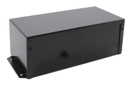 Hammond Aluminium Enclosure, 305 x 178 x 102mm [1411FBXBK]; 256-5485