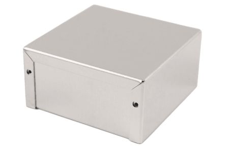 Hammond Aluminium Enclosure, 102 x 102 x 51mm [1411JU]; 256-5493