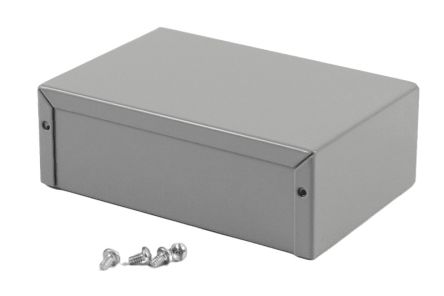 Hammond Aluminium Enclosure, 203 x 102 x 76mm [1411S]; 256-5512