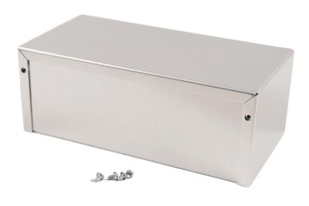 Hammond Aluminium Enclosure, 203 x 102 x 76mm [1411SU]; 256-5515