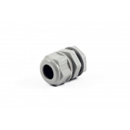 Hammond 1427NCG Series Grey Nylon Cable Gland, M20 Thread, 10mm min., 14mm max., IP68 [1427NCGM20LG]; 256-5615