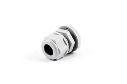 Hammond 1427NCG Series Grey Nylon Cable Gland, M25 Thread, 13mm min., 18mm max., IP68 [1427NCGM25G]; 256-5617