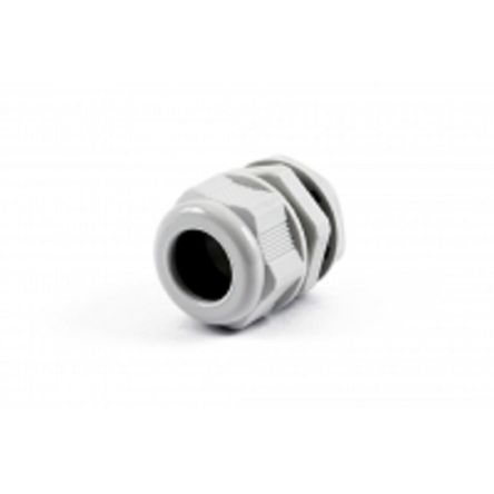 Hammond 1427NCG Series Grey Nylon Cable Gland, M32 Thread, 18mm min., 25mm max., IP68 [1427NCGM32G]; 256-5619